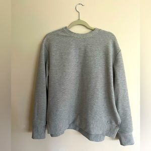 Calia Women’s Ottoman Side Zip Sweatshirt- Large- Grey